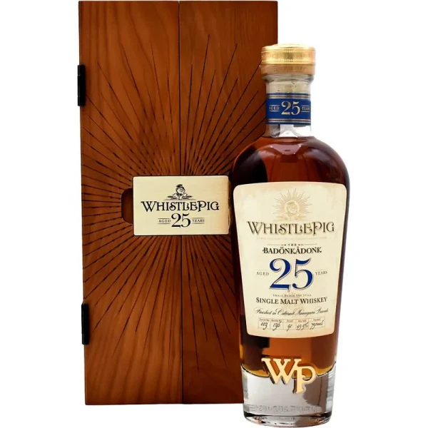 Buy Whistlepig The Badonkadonk Aged 25 Year Old Single Malt Whiskey online at sudsandspirits.com and have it shipped to your door nationwide.