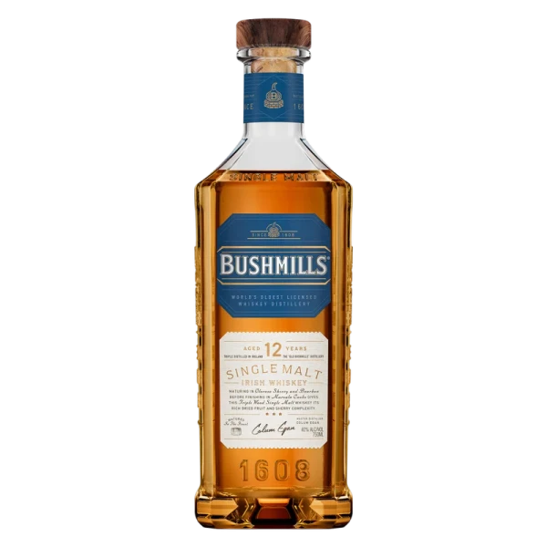 Buy Bushmills 12 Year Old Single Malt Whiskey online at sudsandspirits.com and have it shipped to your door nationwide.