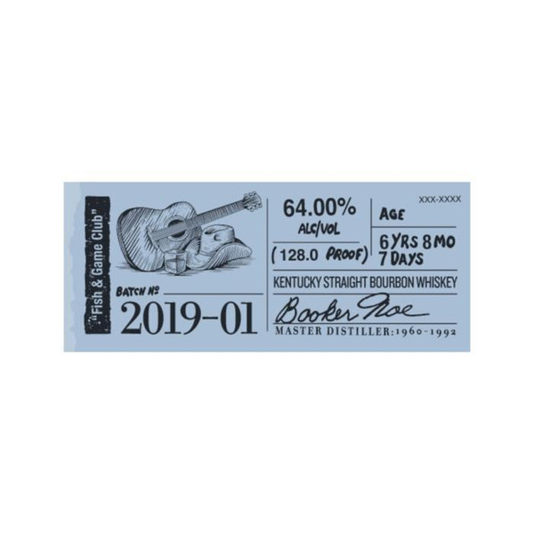Booker's Bourbon 2019-01 “Fish & Game Club”