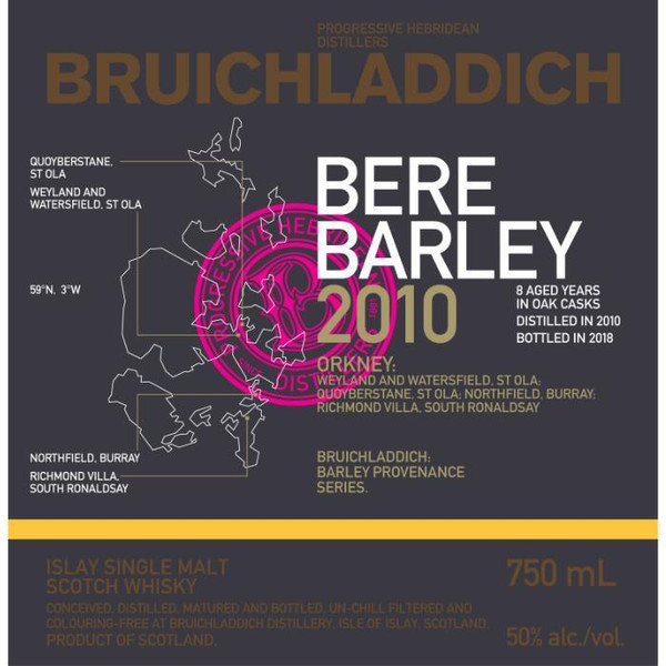 Bruichladdich Bere Barley 2010