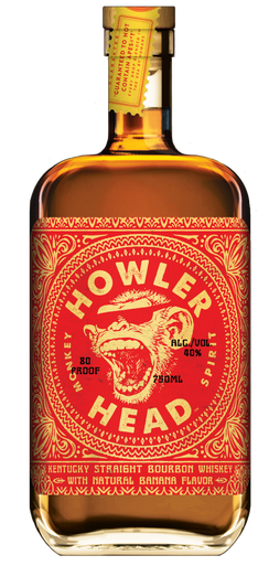 HOWLER HEAD バナナフレーバーウイスキーリキュール 700mL Howler Head Kentucky Straight Banana Bourbon Whiskey (750ml