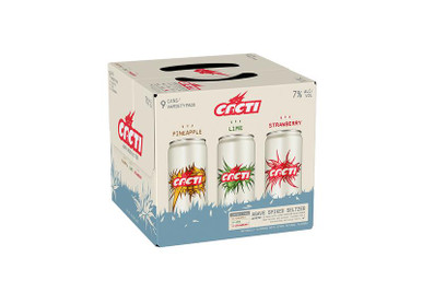 Travis Scott Cacti Spiked Hard Seltzer Variety Pack 9pk/12 fl oz