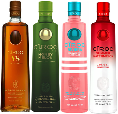 CÎROCウォッカと吟醸酒セット Ciroc_Bundle_4_pack__99806.