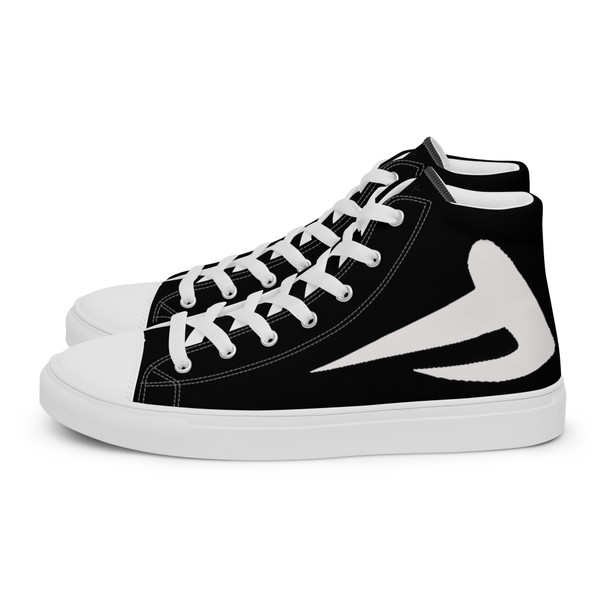 Women’s high top canvas shoes Blk