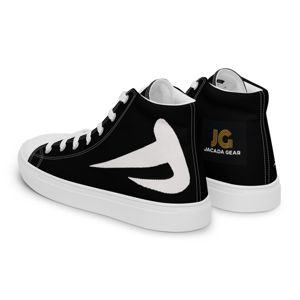 Women’s high top canvas shoes Blk