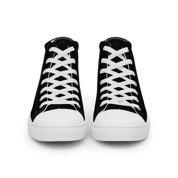 Women’s high top canvas shoes Blk