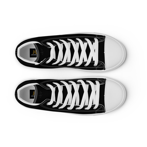 Women’s high top canvas shoes Blk