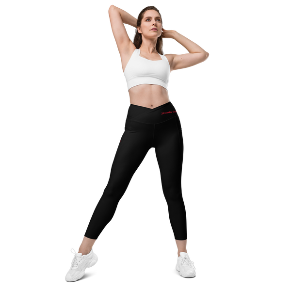 Crossover leggings with pockets 1