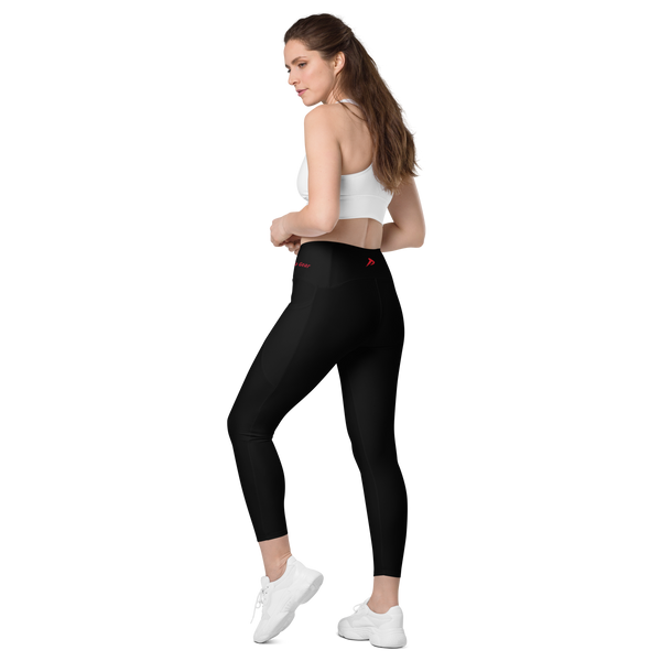 Crossover leggings with pockets 1