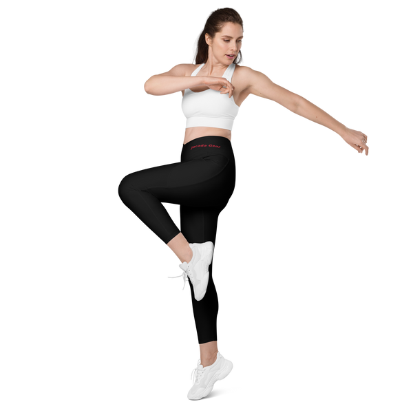 Crossover leggings with pockets 1