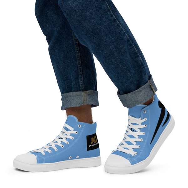 Men’s high top canvas Blue B