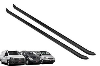 Mercedes Vito DST Sport Side Bars - Black EX-LONG L3 - FACTORY SECONDS
