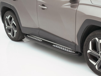 Plus Black Running Board Side Steps For VAUXHALL MOKKA 2013-2065