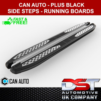 Plus Black Running Board Side Steps For SUBARU FORESTER (SJ) 2013-2018
