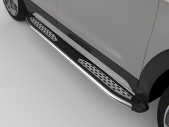 Plus Black Running Board Side Steps For NISSAN NAVARA (D23) 2015-onwards