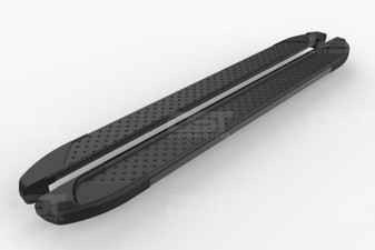 Sapphire Black Running Board Side Steps For VOLKSWAGEN TOUAREG R-LINE (7L) 2007-2010