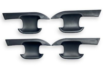 Door Handle Bowel Trims 4pcs Matte Black For Ford Ranger T9 2023-on