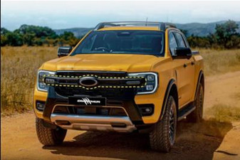Front Grill Trim Cover Black For Ford Ranger T9 2023-on