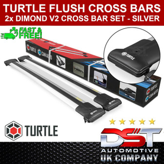 Ford Custom Cross Bars Set 2023-on - SILVER (Cut meas.. = Roof Rack System For Ford Transit Custom 2023-on Silver