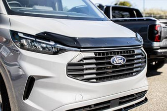 Black Bonnet Protector For Ford Transit Custom 2023-on