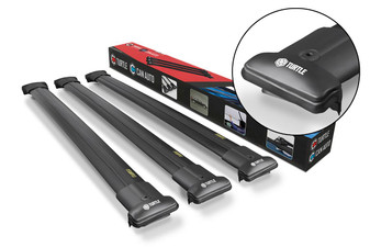 FORD Transit Custom 3 cross bar - 2023-on - Black