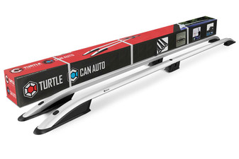 VW T7 Transporter roof rack rail set - 2025-on - SWB - Silver