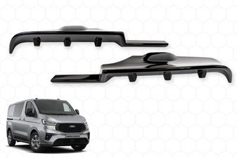 DST Barn Door Rear Spoiler B for Ford Transit Custom 2024-on - Gloss Black