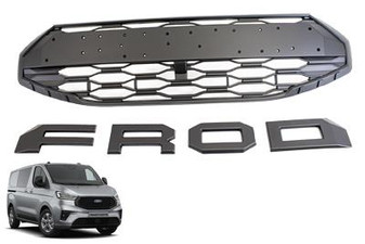 DST Grille Panel for Ford Transit Custom 2024-on - Matt Black