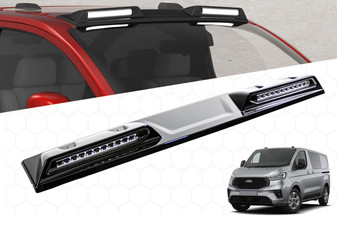 DST Roof Light Bar for Ford Transit Custom 2024-on - Gloss Black
