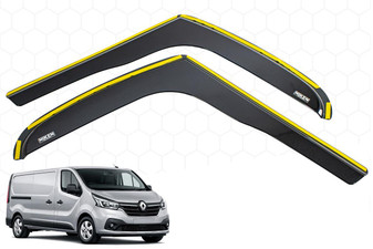 Niken In Channel 2pcs Wind Deflectors For Renault Trafic 2015-on