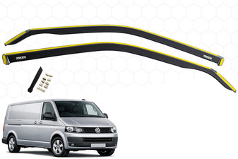 Niken In Channel 2pcs Wind Deflectors For Volkswagen T5 2003-2019