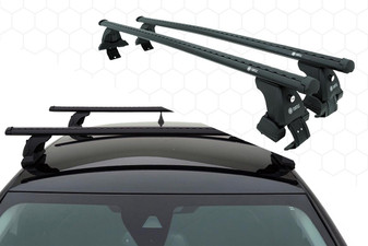 Turtle Rex Roof Rack Black For VW Volkswagen GOLF (Mk7-TYP 5G) 2013-2021