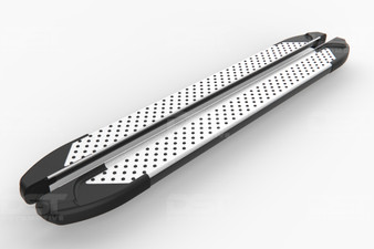 CAN Automotive Sapphire XP2 silver Side Steps Running Boards For your Vehicle