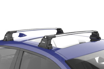 Turtle Air 3 Silver Fix Point Roof Rack For BMW 2-SERIES COUPE (F22) 2014-2019