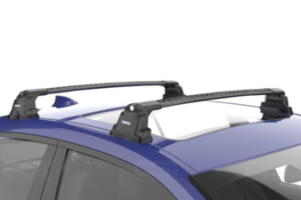 Turtle Air 3 Black Fix Point Roof Rack For BMW 3-SERIES SEDAN (E46) 1998-2005