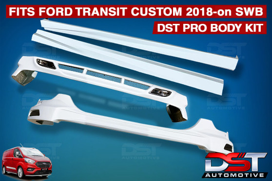 DST PRO FULL BODY KIT Ford Transit Custom 2018-on SWB Ready to Paint