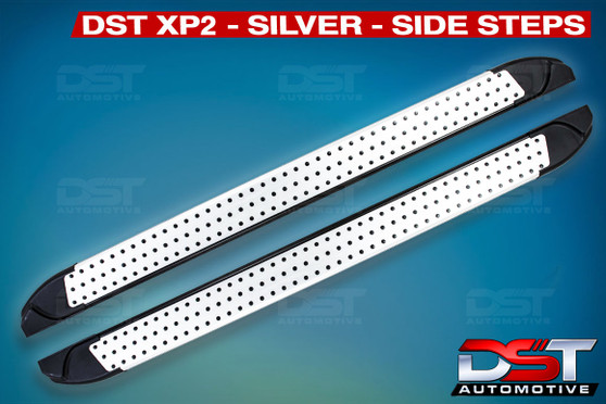 Skoda Yeti DST XP2 Silver Side Step Running Boards 09-17