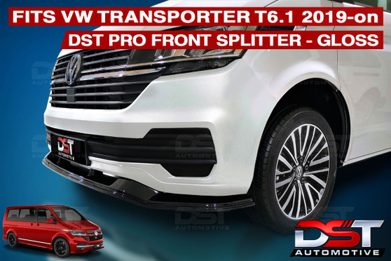 DST Sport Lower Splitter Spoiler VW T6.1 2019-on GLOSS