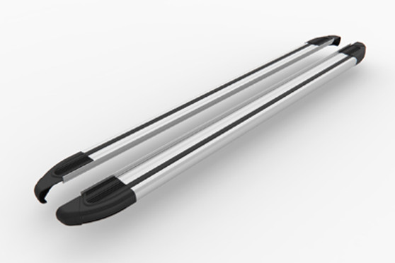 CAN Automotive Brilliant XP1 Silver Side Steps Running Boards For your Vehicle