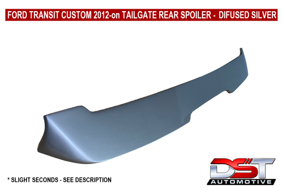 DST Rear Spoiler Ford Custom 2012-on TAILGATE - DIFUSED SILVER