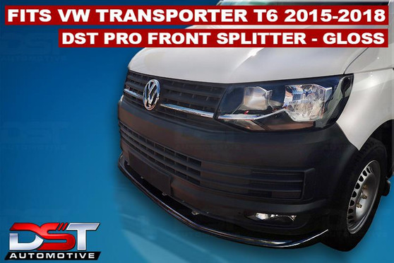 DST Sport Lower Splitter Spoiler VW T6 2015-18 GLOSS