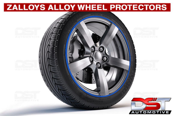 Zalloys Professional Alloy Wheel Protectors Set of 4 - Ultra Blue - Fits 20" Rims