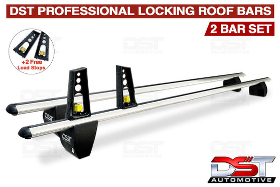 Fiat Scudo DST Pro Heavy Duty Lockable Roof Bar Set x2 - 2021-on