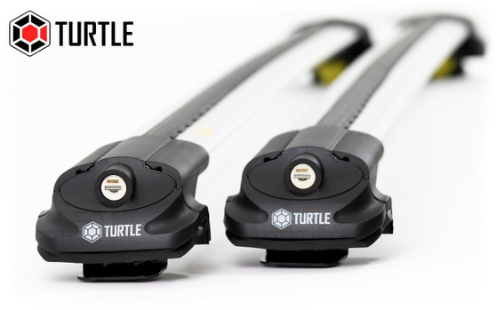 SKODA KAMIQ 19-on - Air 1 Silver Lockable Cross Bar Roof Rack Set