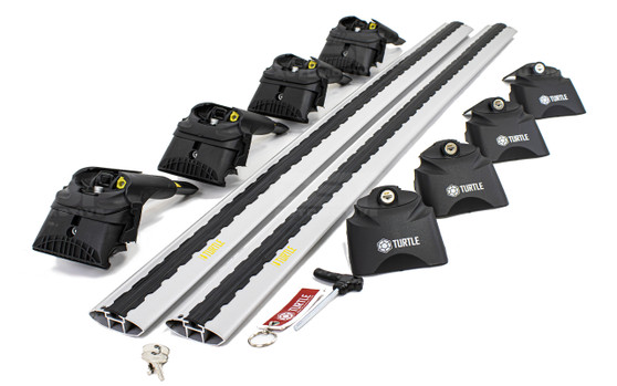 VAUXHALL ZAFIRA FAMILY C 11-14 - Air 2 Silver Lockable Cross Bar Roof Rack Set