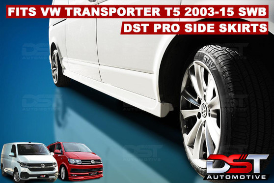 DST Pro SIDE SKIRTS VW T5 2003-2015 SWB