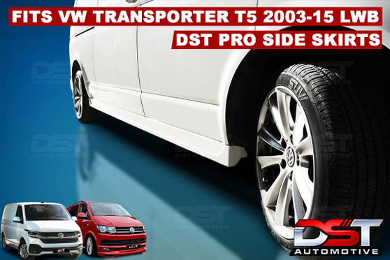 DST Pro SIDE SKIRTS VW T5 2003-2015 LWB