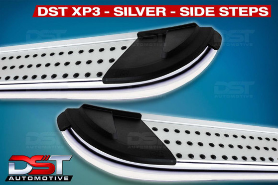 Pearl Silver Running Board Side Steps For Mazda CX-9 (TB) SUV 06-15