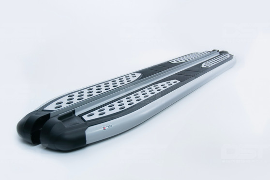 Plus Silver Running Board Side Steps For BMW X4 (F26) 2014-2017