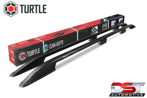 Vauxhall Vivaro Renault Trafic Roof Rack Rails Set - LWB Black 2001-14